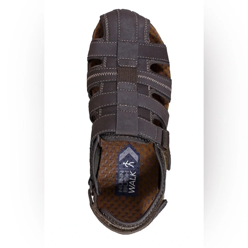 Nunn Bush Dark Brown Pandals Size 11